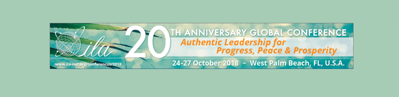 ILA Banner of 20th Anniversary Global Conference