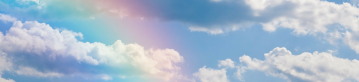 sky with rainbow