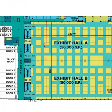 Exhibit Hall Floor Plan