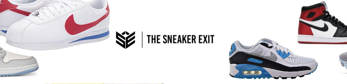 Sneaker Exit Logo with Shoes