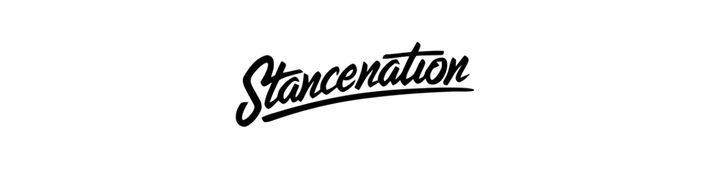 Black background with white Stancenation lettering 