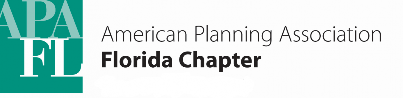 Logo for American Planning Florida Chapter placed as background