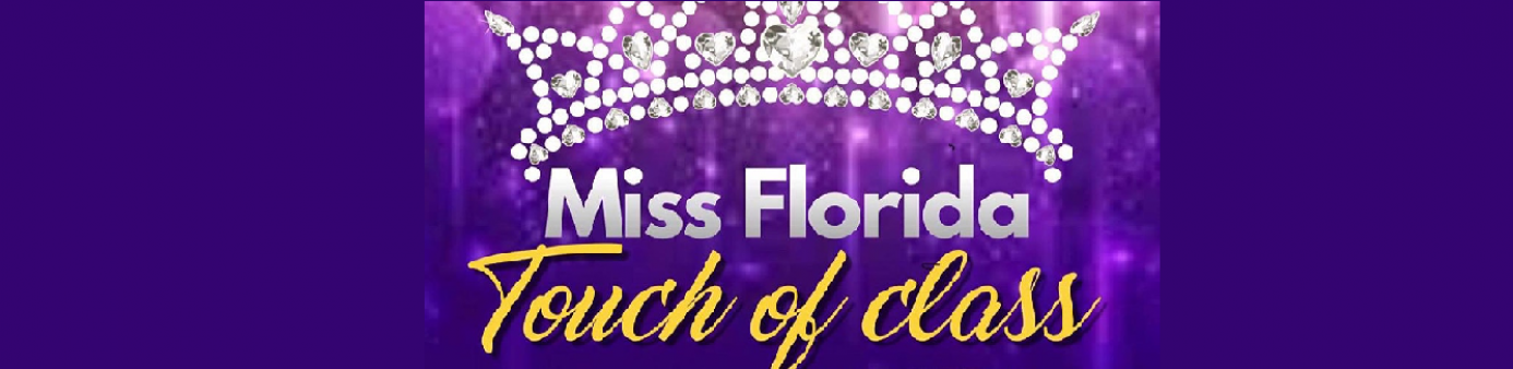 Miss Florida Touch of Class Logo in Purple