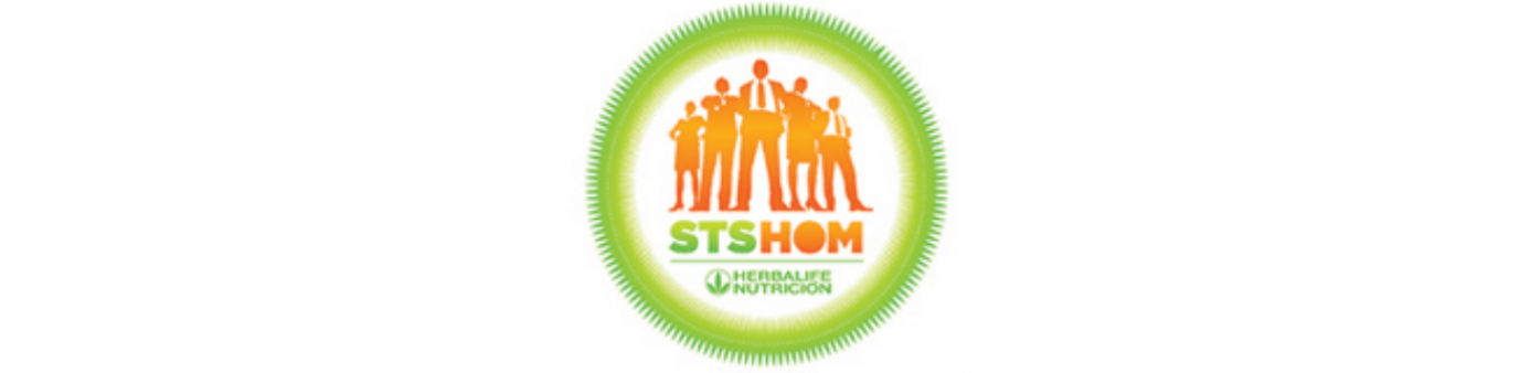 White background with lime green and orange STS/ Herbalife Nutrition