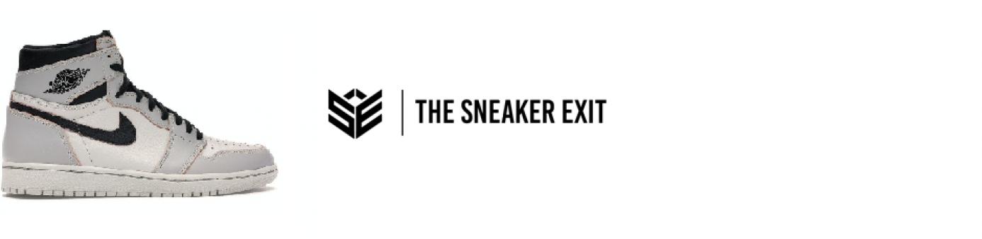 Sneaker exit logo with sneaker