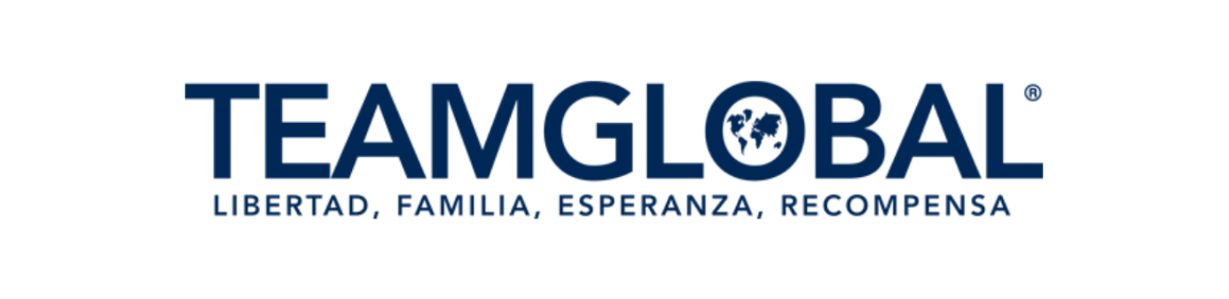 Team Global logo written in blue lettering 