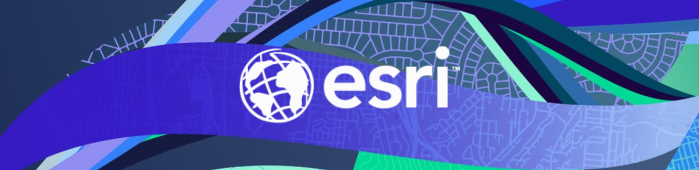 ESRI Conference with purple background