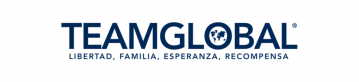 Team Global logo written in blue lettering