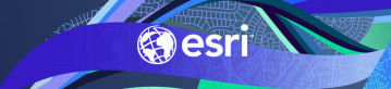 ESRI Conference with purple background