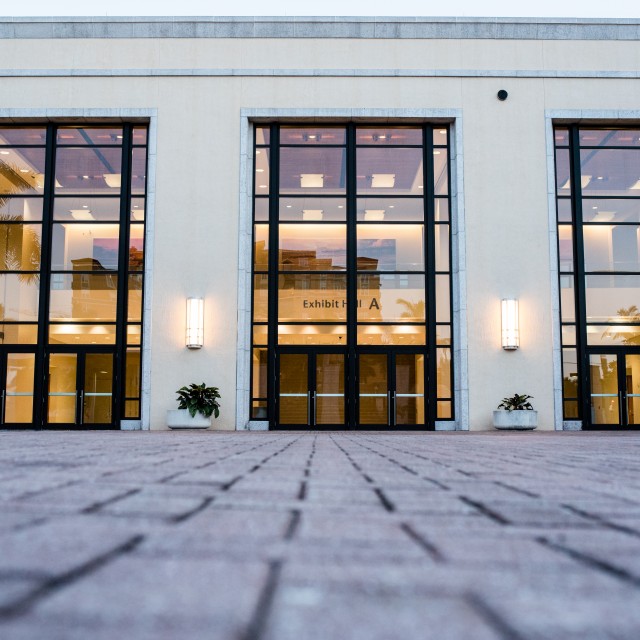 Courtyard doors